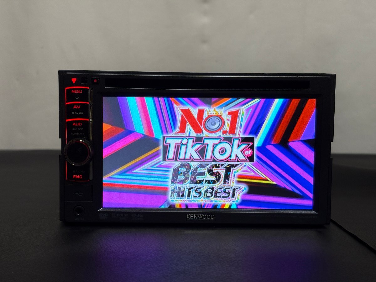 DDX318　ケンウッド　整備済 　DVDデッキ　プレイヤー◇管理4909107◇★トヨタ/ダイハツ/スズキ/ホンダ/三菱/スバル/日産_画像3
