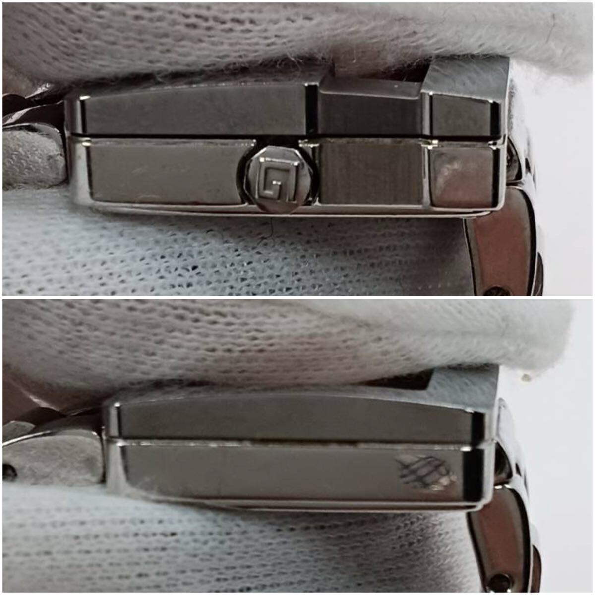 GUCCI/グッチ/Gスクエア/3600L/レディース/シルバー/腕時計/ヴィンテージ/動作未確認_画像4