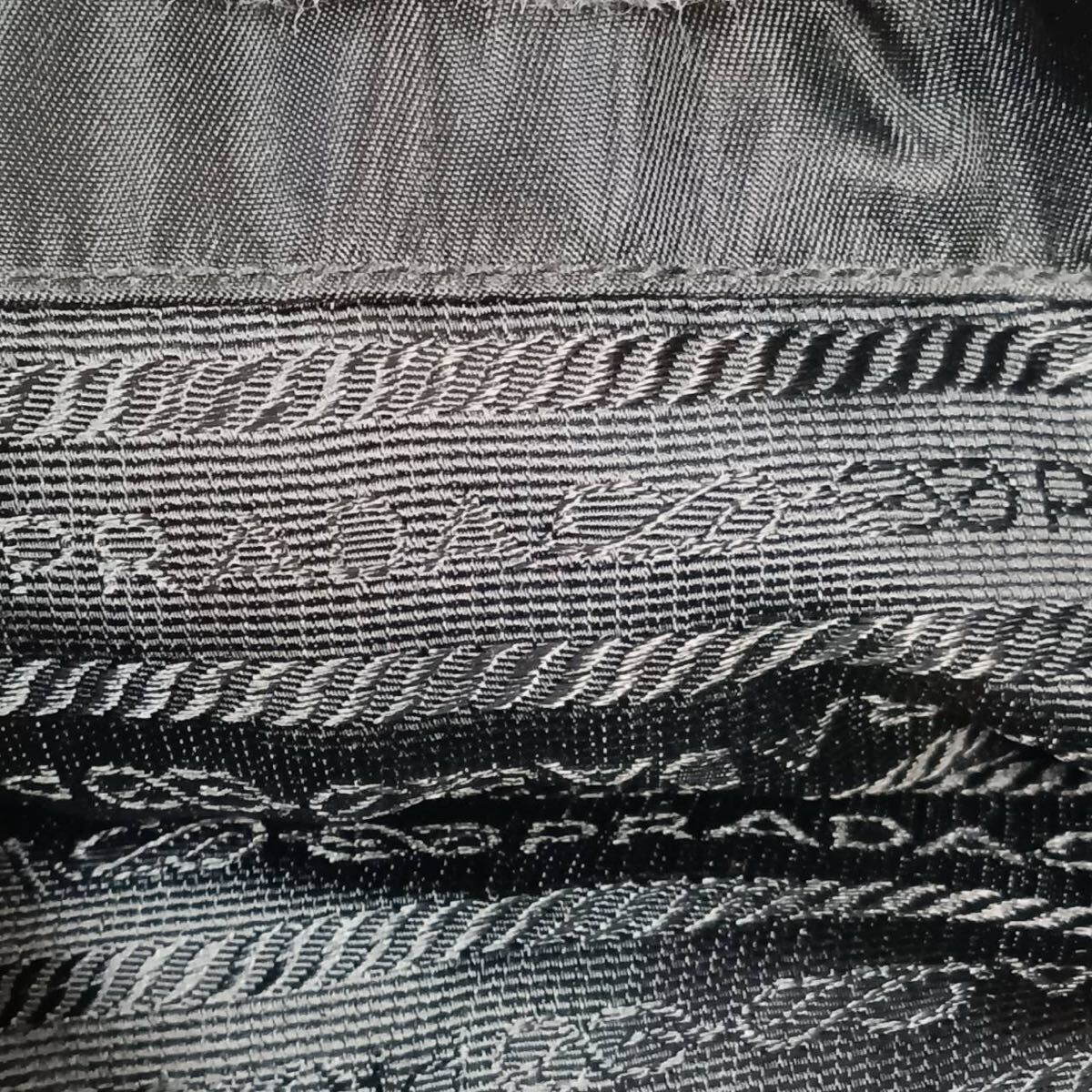 PRADA/プラダ/トートバッグ/ナイロン/ハンドバッグ/ブラック/3角ロゴ/ヴィンテージ_画像10