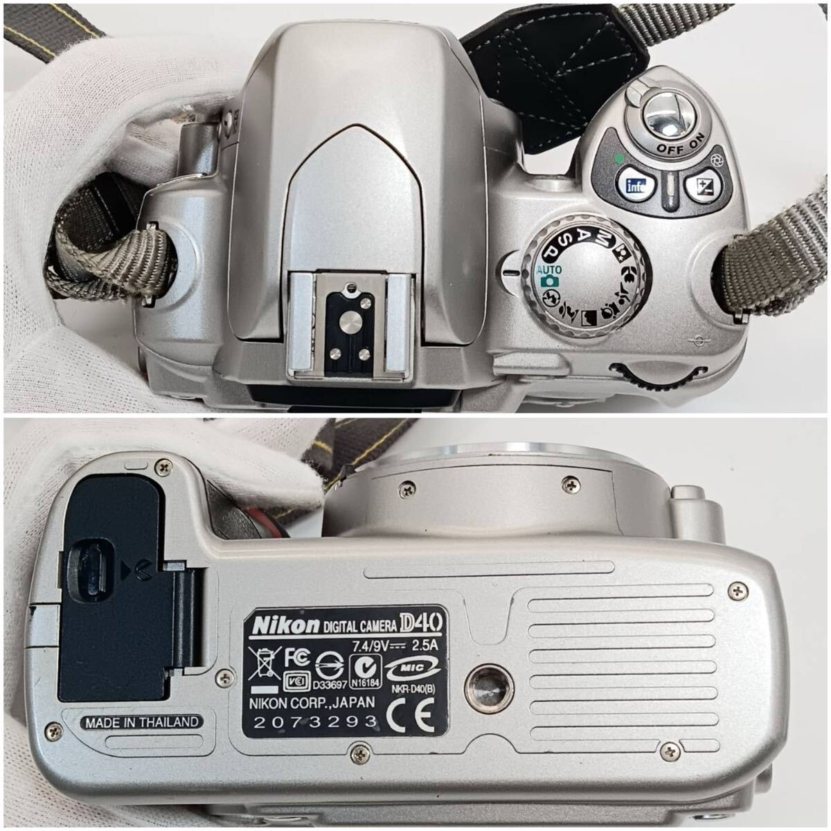 Nikon/ニコン/D40/デジタル一眼レフカメラ/付属品有り/動作未確認_画像4