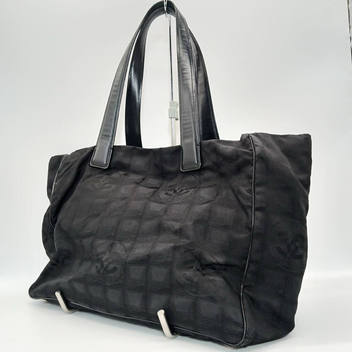 CHANEL/シャネル/ニュートラベルライン/トートバッグ/ブラック/ナイロン/ブラック/ヴィンテージ_画像1