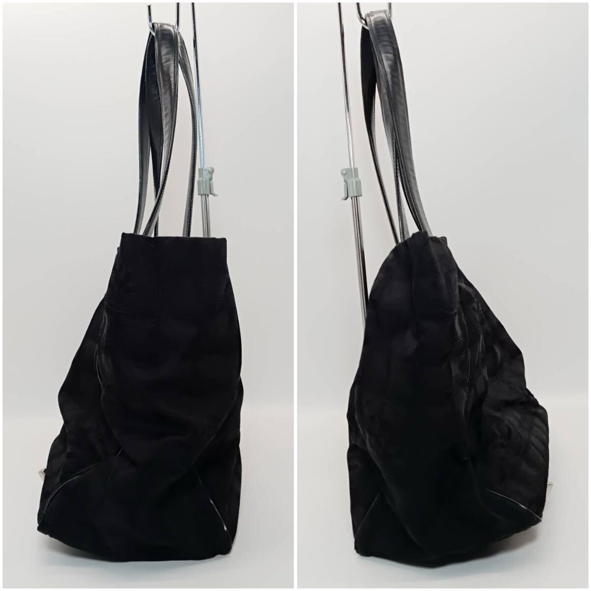 CHANEL/シャネル/ニュートラベルライン/トートバッグ/ブラック/ナイロン/ブラック/ヴィンテージ_画像4