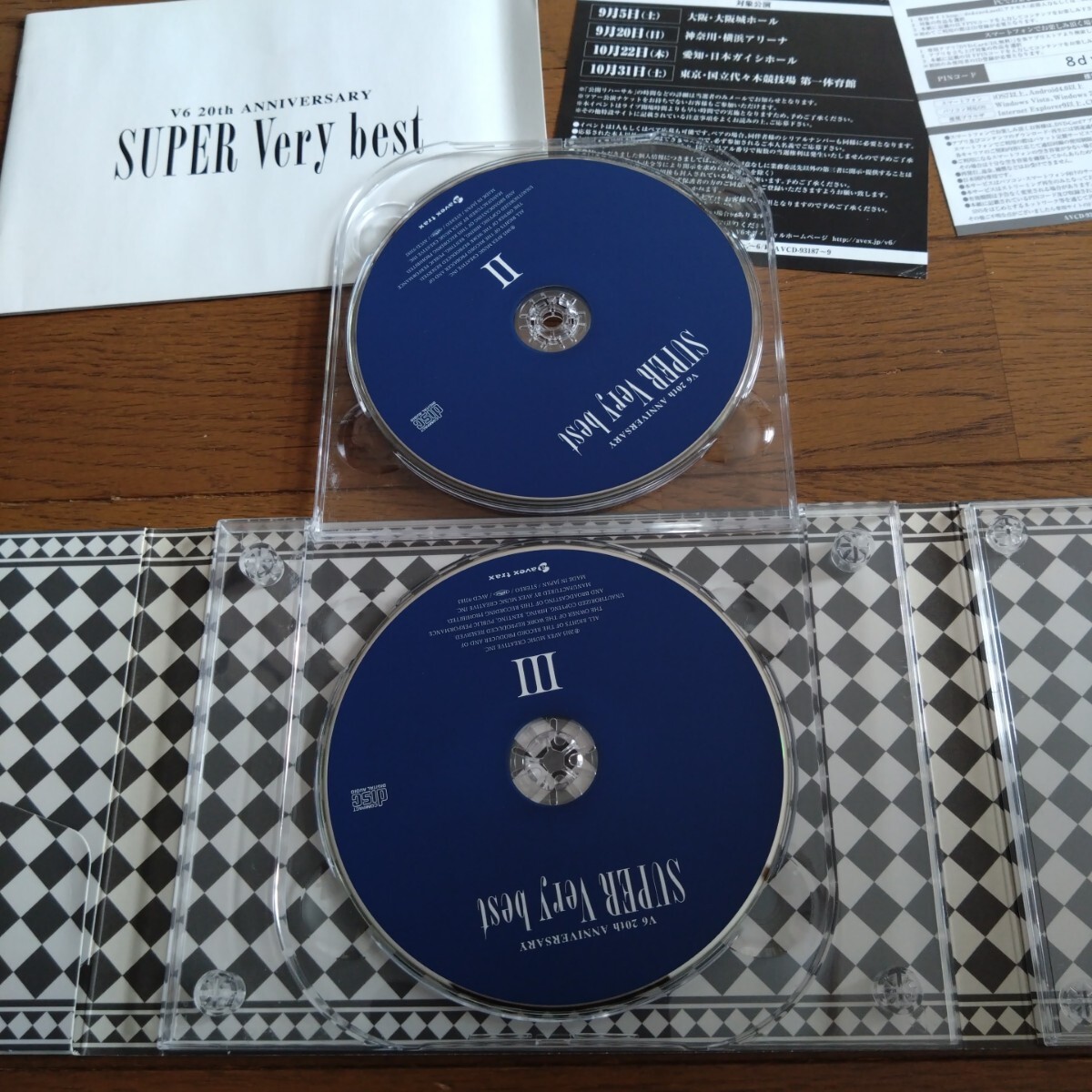 V6 「SUPER Very best」3CD・ DVD 初回生産限定盤A☆中古・保管品_画像9