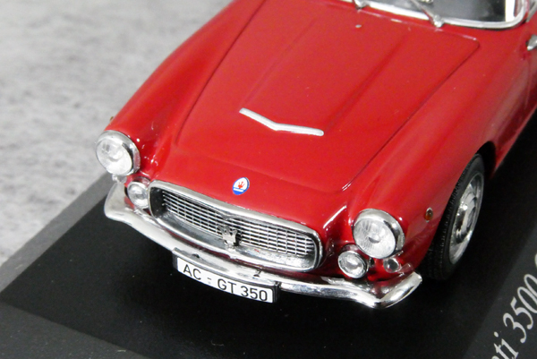 ● 1/43 マセラティ 〓 3500 GT ヴィニャーレ スパイダー / レッド 〓 Maserati Vignale MINICHAMPS_画像6