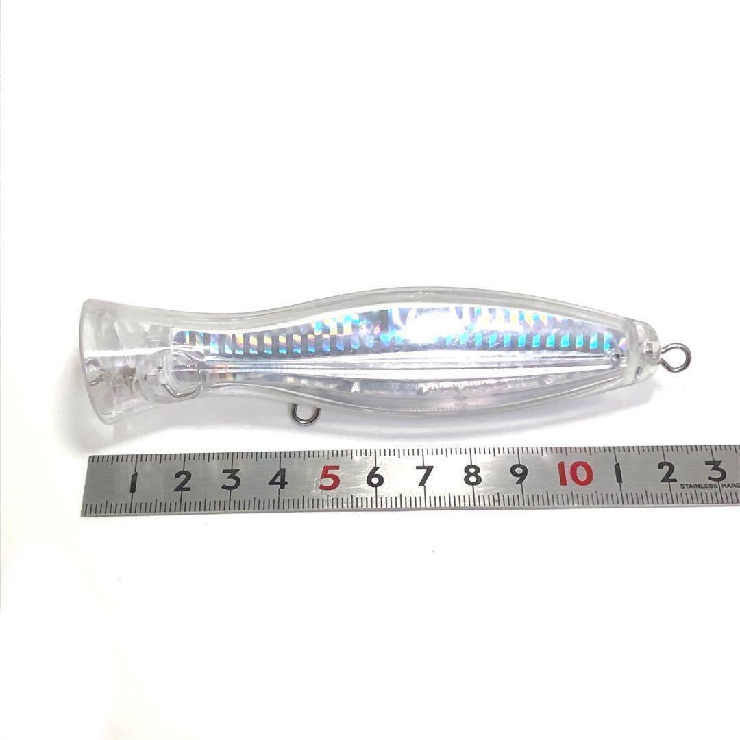 無塗装 ポッパー トップウォーター 12cm 37g ビッグベイト_画像6