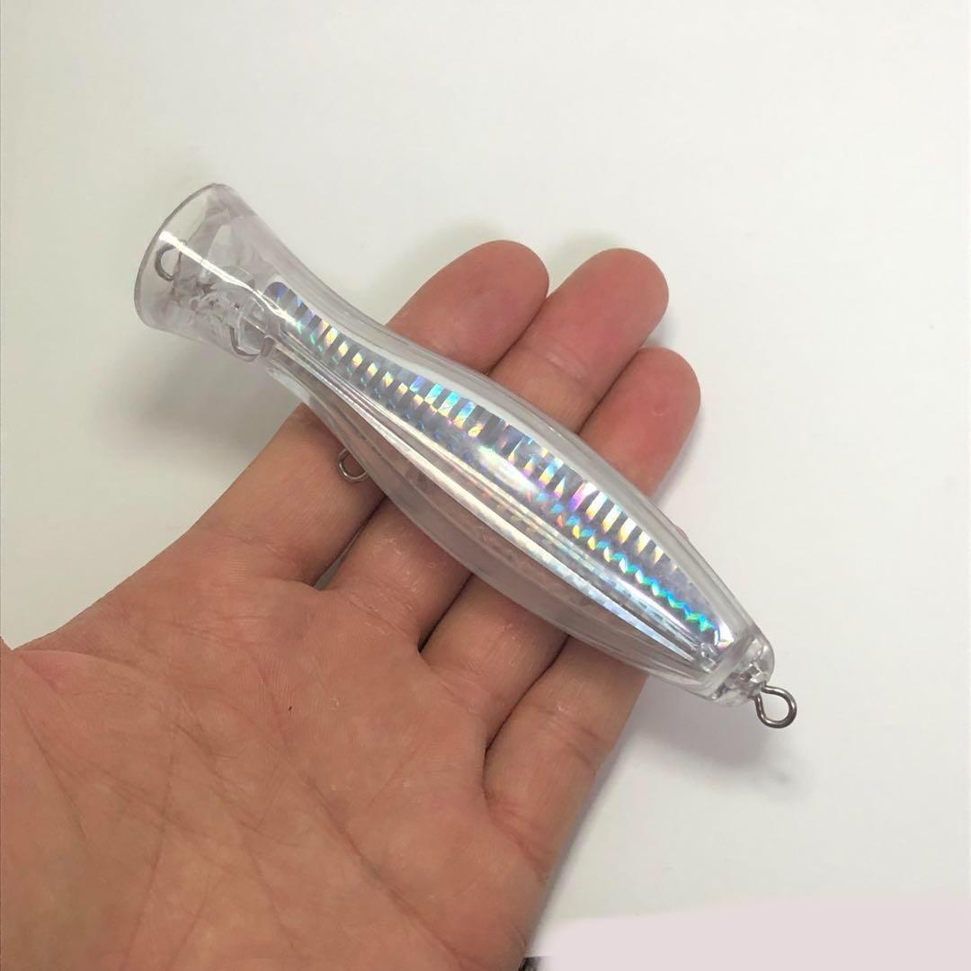 無塗装 ポッパー トップウォーター 12cm 37g ビッグベイト_画像8