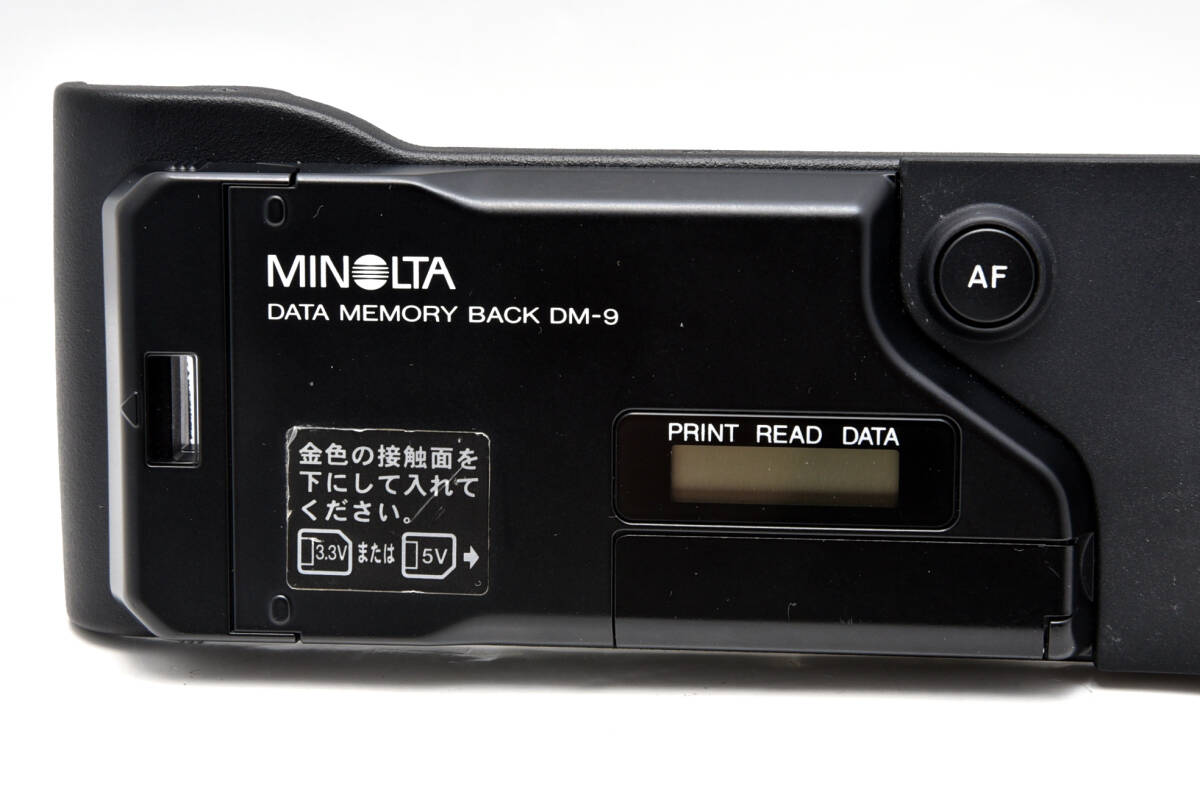 貴重! キレイ! ミノルタ α-9用 データメモリバック MINOLTA DATA MEMORY BACK DM-9 スマートメディアカード ケース付き!_画像3