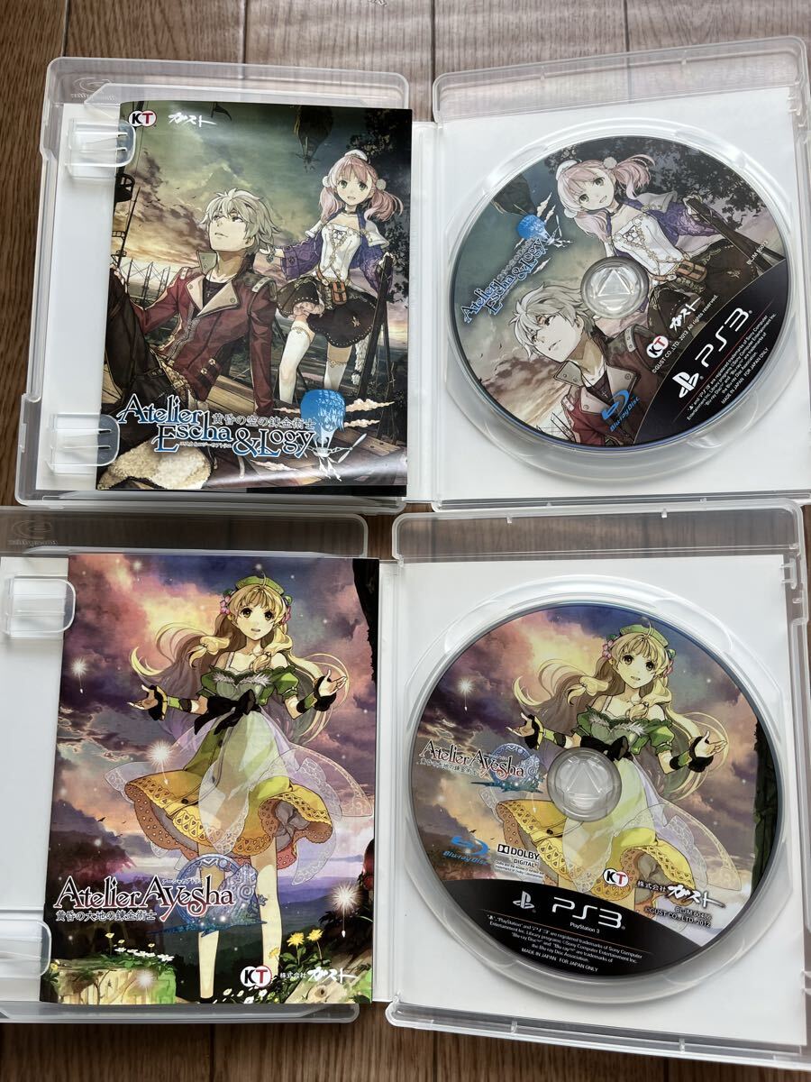 PS3アーシャのアトリエ～黄昏の大地の錬金術士～ エスカ＆ロジーのアトリエ〜 シャリーのアトリエ〜 3本セット_画像3