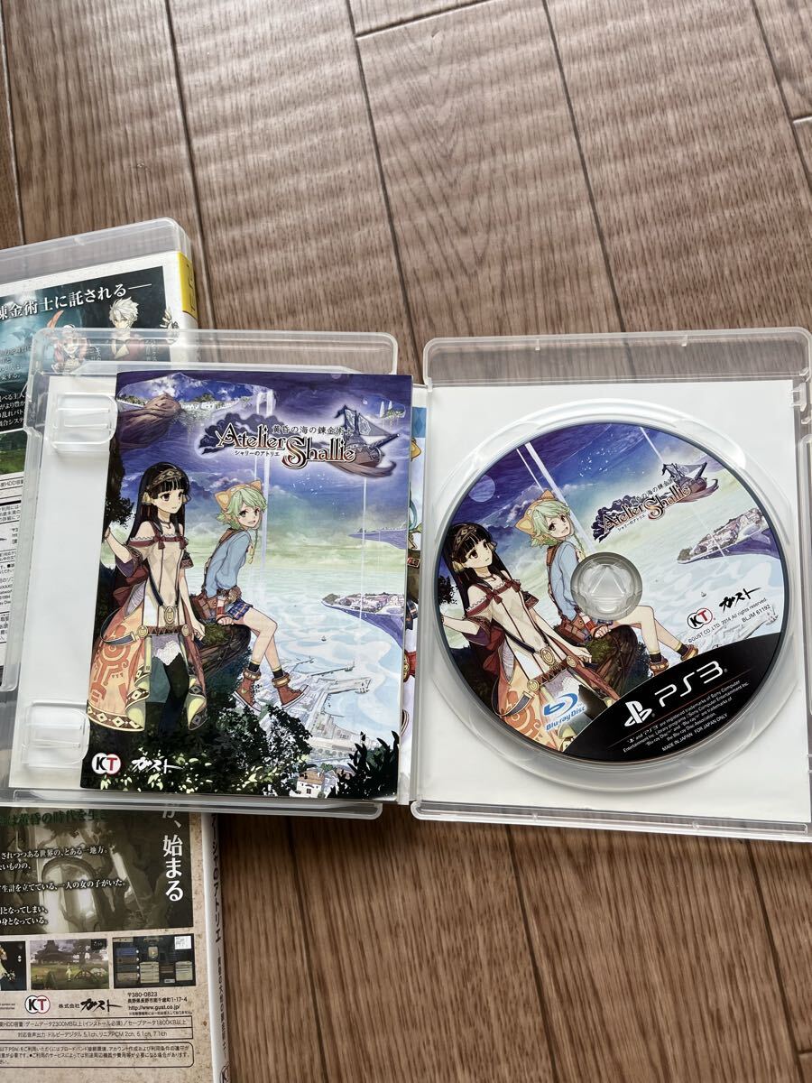 PS3アーシャのアトリエ～黄昏の大地の錬金術士～ エスカ＆ロジーのアトリエ〜 シャリーのアトリエ〜 3本セット_画像4