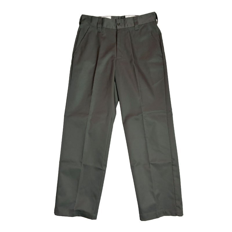 新品 送料無料 BIGMIKE ビッグマイク ワークパンツ チノパン チノトラウザーズ ストレート TCツイル生地 30 チャコール グレー_画像2
