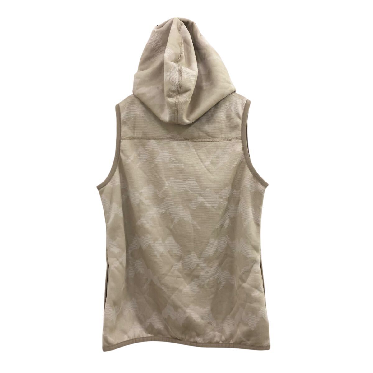 10H837-67 未使用品 タグ付き Oclunic golf ゴルフウェア リバーシブル 2way ベスト ノースリーブ ジャケット ベージュ系 レディース M_画像4