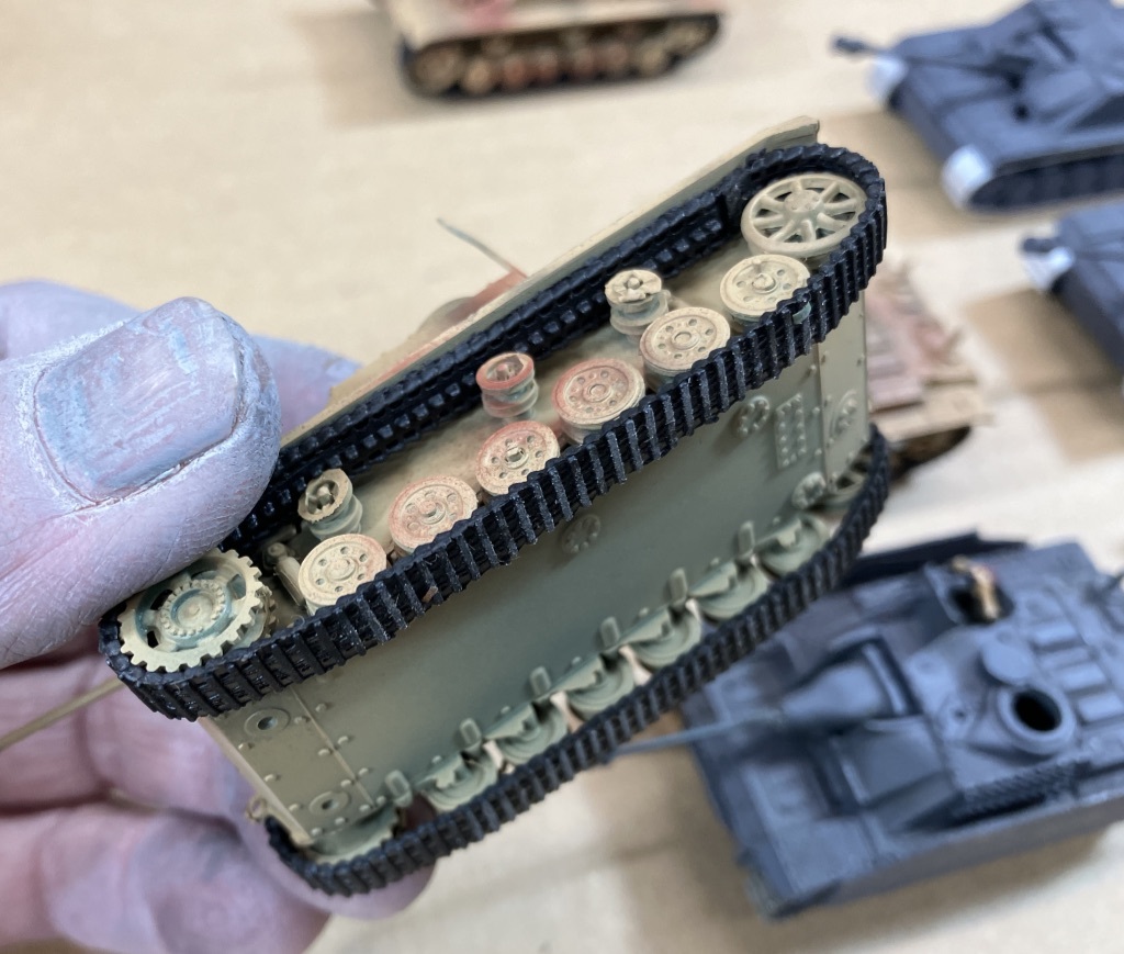 ドイツ軍 3号戦車・突撃砲 1/76 全10両セット 作りかけ ミドリ・フジミ ?_画像5