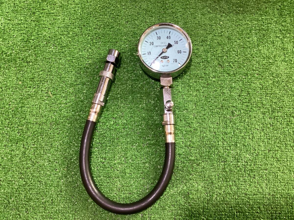 東洋テック DN-7 ディーゼルエンジン用コンプレッションテスター ※動作未確認 ケース有 付属品揃っていない 現状品(25-91)_画像2