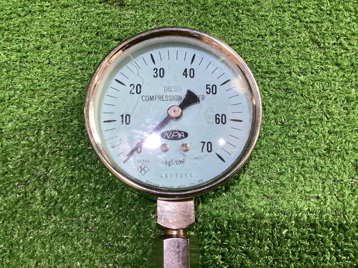 東洋テック DN-7 ディーゼルエンジン用コンプレッションテスター ※動作未確認 ケース有 付属品揃っていない 現状品(25-91)_画像4