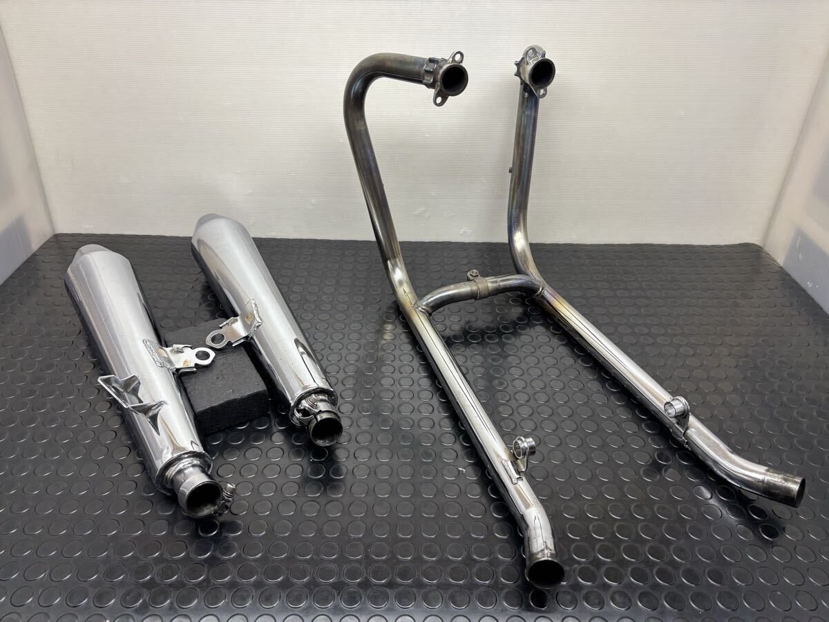 triumph スラクストン 900 トライアンフ 純正 マフラー サイレンサー エキパイ エキゾーストパイプ 2208585 / 2208580 _画像8