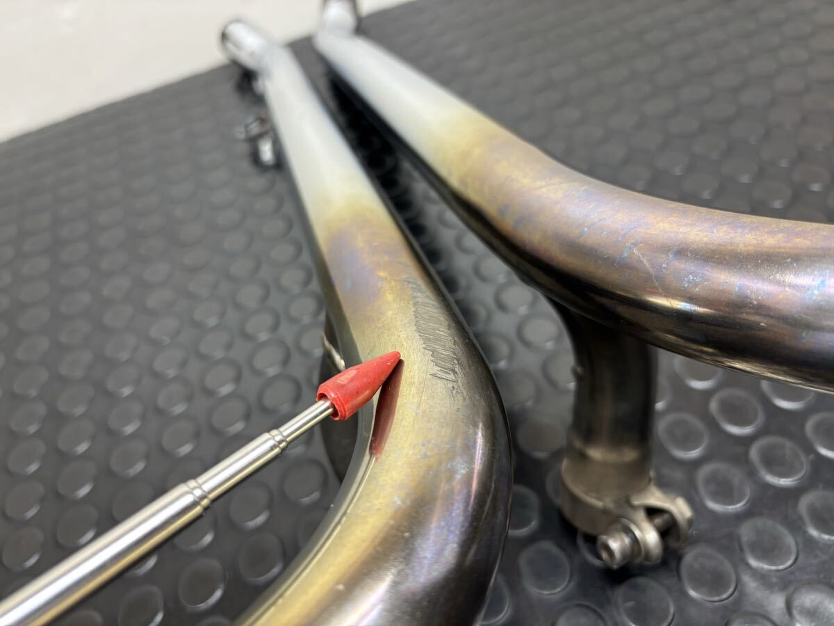 triumph スラクストン 900 トライアンフ 純正 マフラー サイレンサー エキパイ エキゾーストパイプ 2208585 / 2208580 _画像9