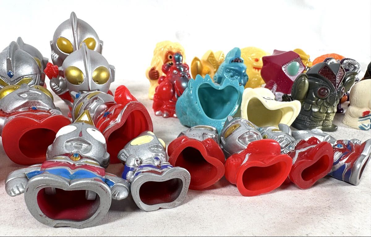 ウルトラマン 怪獣 ソフビ 指人形　まとめ売り　36体セット/コレクション/円谷プロ/インテリア/フィギュア/010-0006_画像10