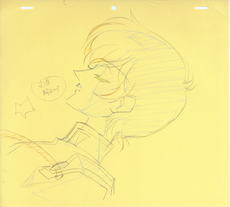 「少女革命ウテナ」＃４中心　レイアウト、原畫セット