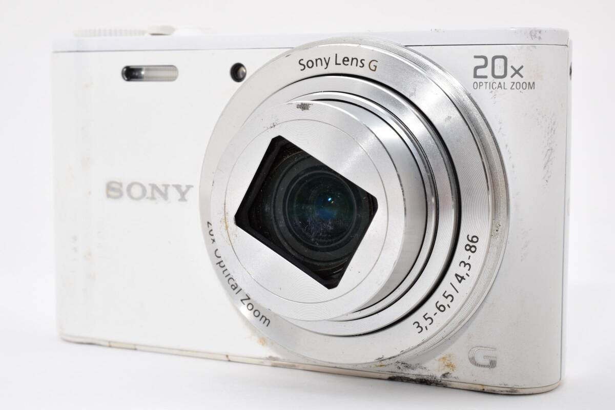 SONY Cyber-shot DSC-WX350 ソニー ホワイト コンデジ【現状品】＃2649498_画像1