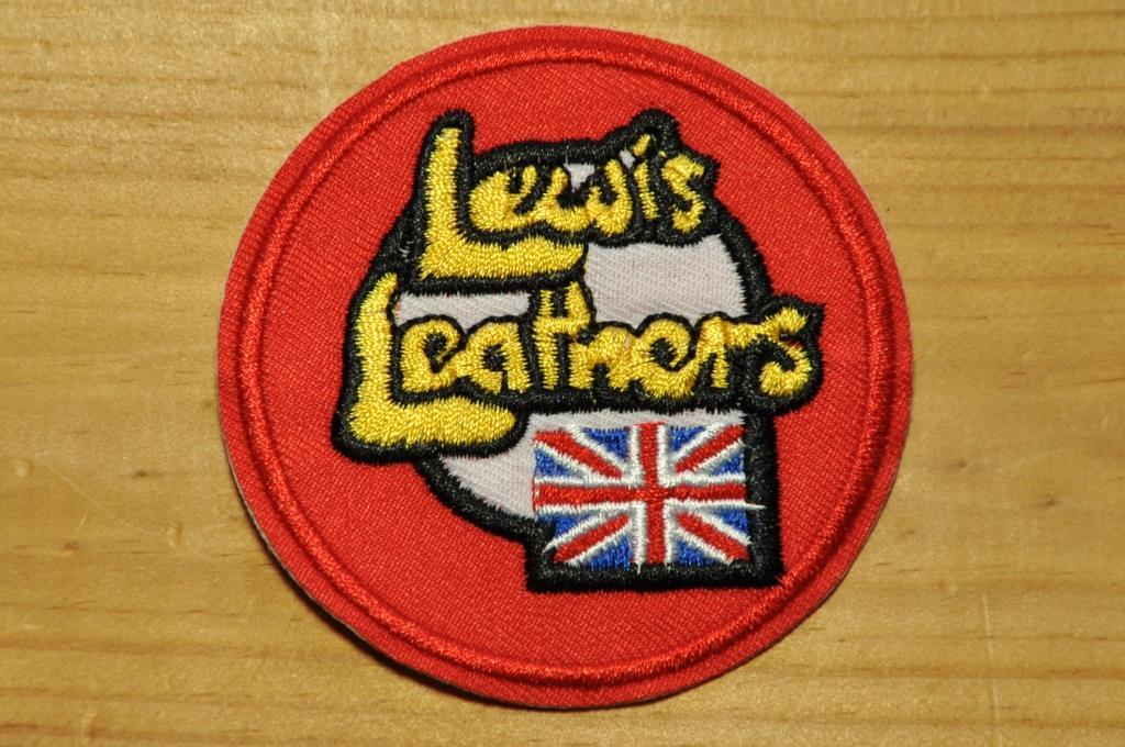 英国 インポート ワッペン アップリケ パッチ lewis leathers イギリス UK GB ENGLAND イングランド 1012_画像1
