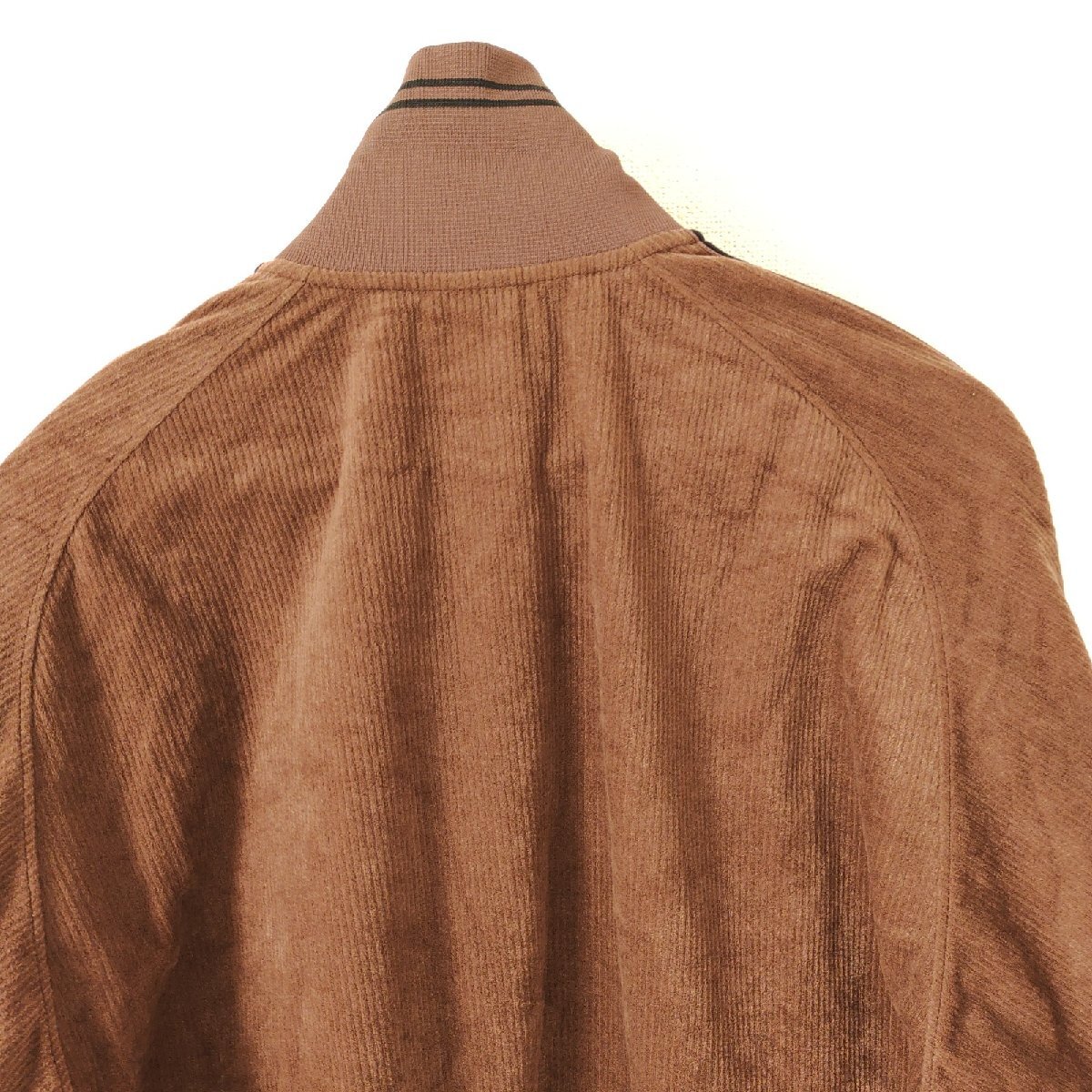 (^w^)b puma プーマ ヒットユニオン 80s 90s ビンテージ コーデュロイ トラックジャケット ジャージ ブルゾン アウター 上着 茶 L O15737DD_画像5