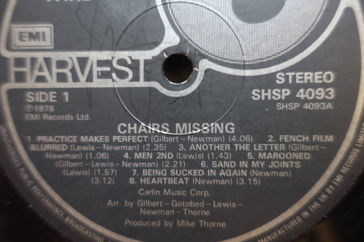 WIRE /// ワイヤー /// CHAIRS MISSING /// チェアーズ・ミッシング LP 名作！_画像6