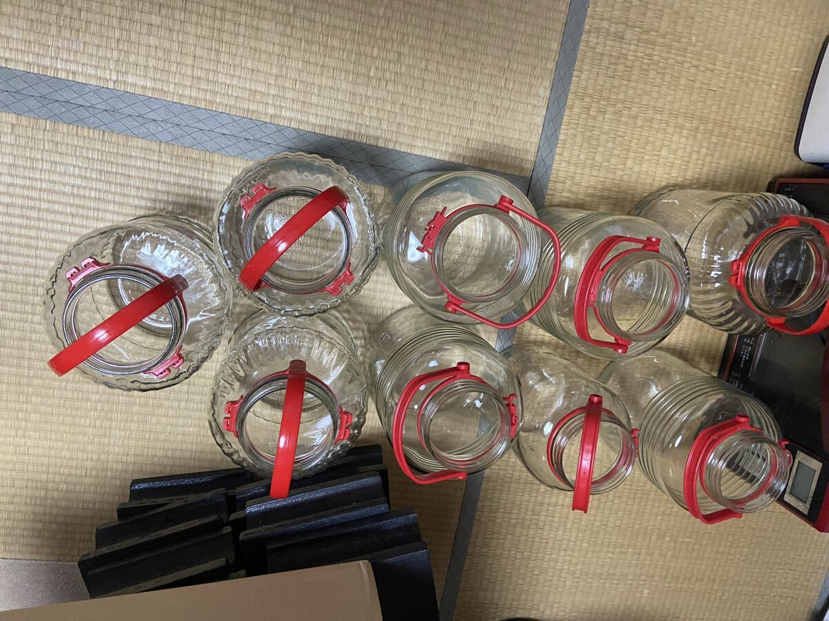 果実酒ビン 果実酒 梅酒 保存瓶 梅酒瓶 保存容器まとめて!_画像7