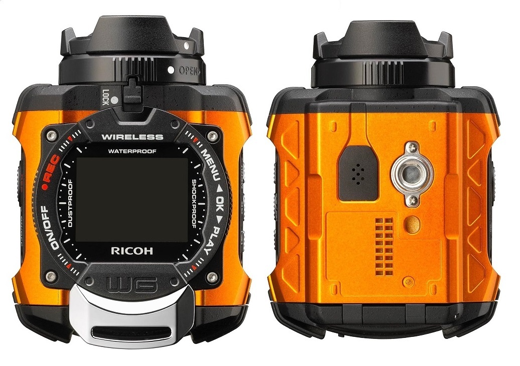 * не использовался RICOH( Ricoh ) водонепроницаемый / пыленепроницаемый / ударопрочный / выдерживающий холод экшн-камера WG-M1 orange одежда bru камера / цифровая видео камера / цифровая камера 