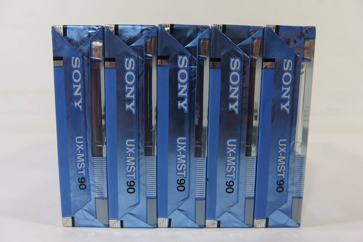 * нераспечатанный * не использовался товар SONY Sony кассетная лента UX Master90 90 минут UX-MST 90 TYPEⅡ CrO2 совместно 5 шт. комплект 