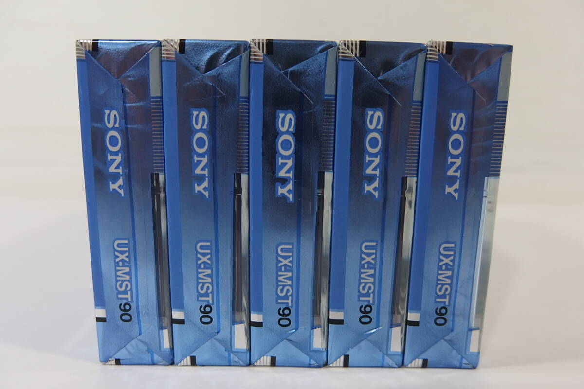 * нераспечатанный * не использовался товар SONY Sony кассетная лента UX Master90 90 минут UX-MST 90 TYPEⅡ CrO2 совместно 5 шт. комплект 