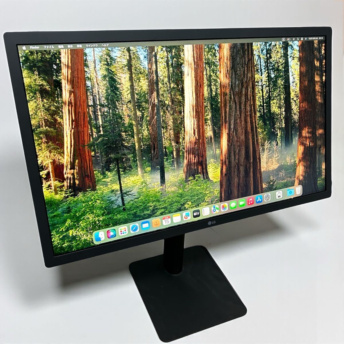 ☆稼動品☆ LG 24MD4KL UltraFine 4K 23.7インチ Type-C 2020年製 液晶ディスプレイ Mac PC モニター エルジー 中古 通電〇 現状品 1円～の画像1