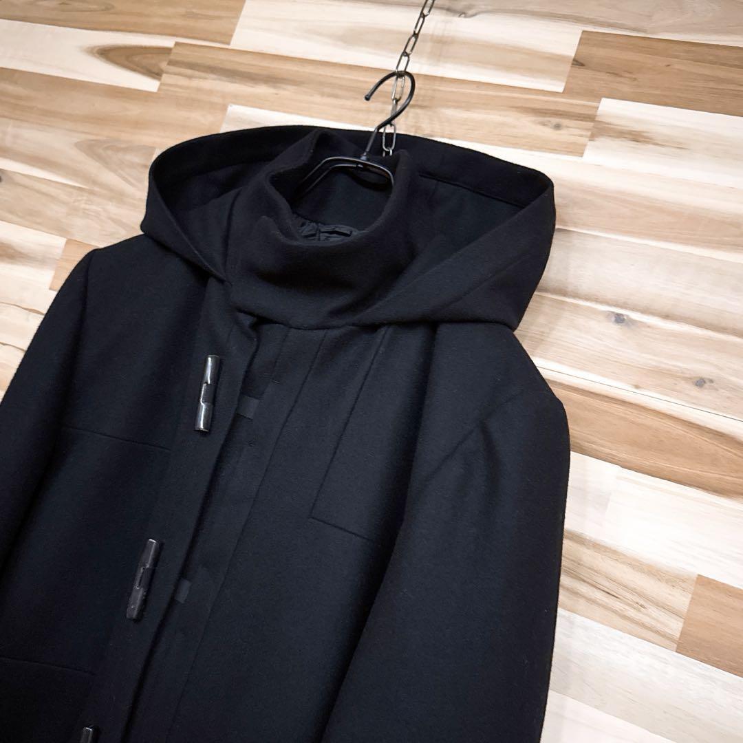 オシャレ【カルバンクライン】カシミア混ウール 中綿コート ビジネス通勤 秋冬 黒【HFby6PR】メンズ・洋服・秋冬【G3C4D3J】_画像2