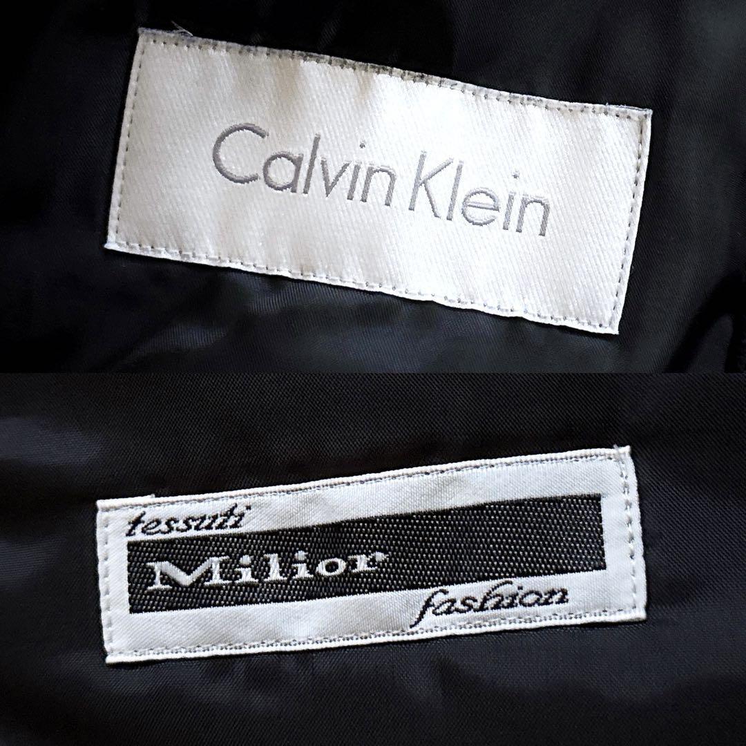 オシャレ【カルバンクライン】カシミア混ウール 中綿コート ビジネス通勤 秋冬 黒【HFby6PR】メンズ・洋服・秋冬【G3C4D3J】_画像5