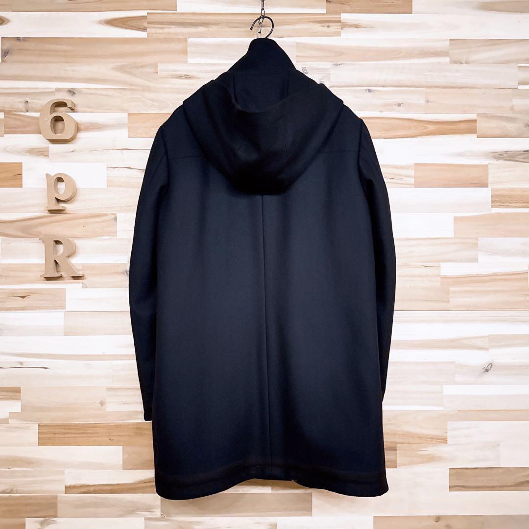 オシャレ【カルバンクライン】カシミア混ウール 中綿コート ビジネス通勤 秋冬 黒【HFby6PR】メンズ・洋服・秋冬【G3C4D3J】_画像6