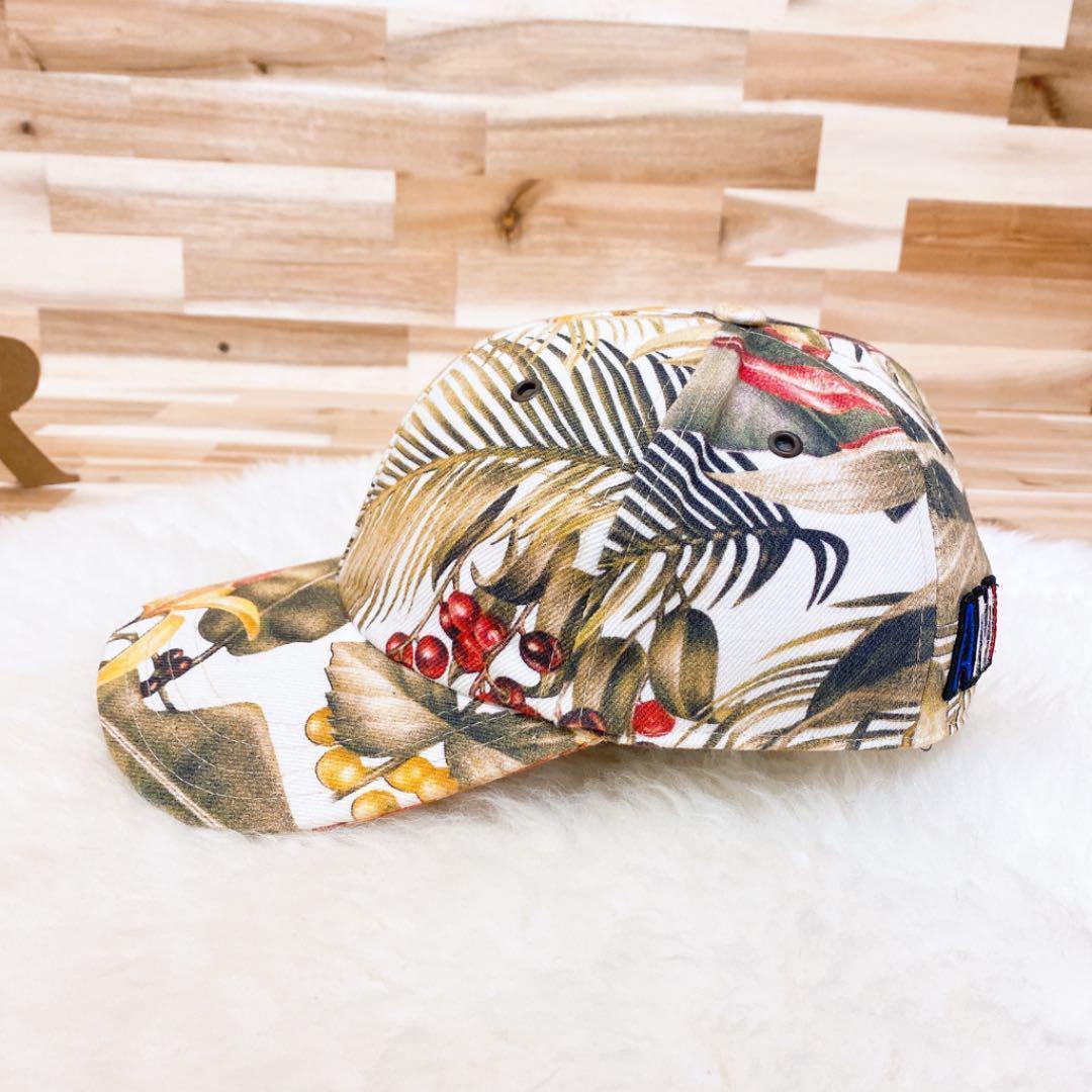 ボタニカル【アミアレクサンドルマテュッシ】リーフ総柄キャップ自然スイカAMIロゴ【HFby6PR】レディース・帽子・春夏・秋冬【N4X7D3T】_画像4