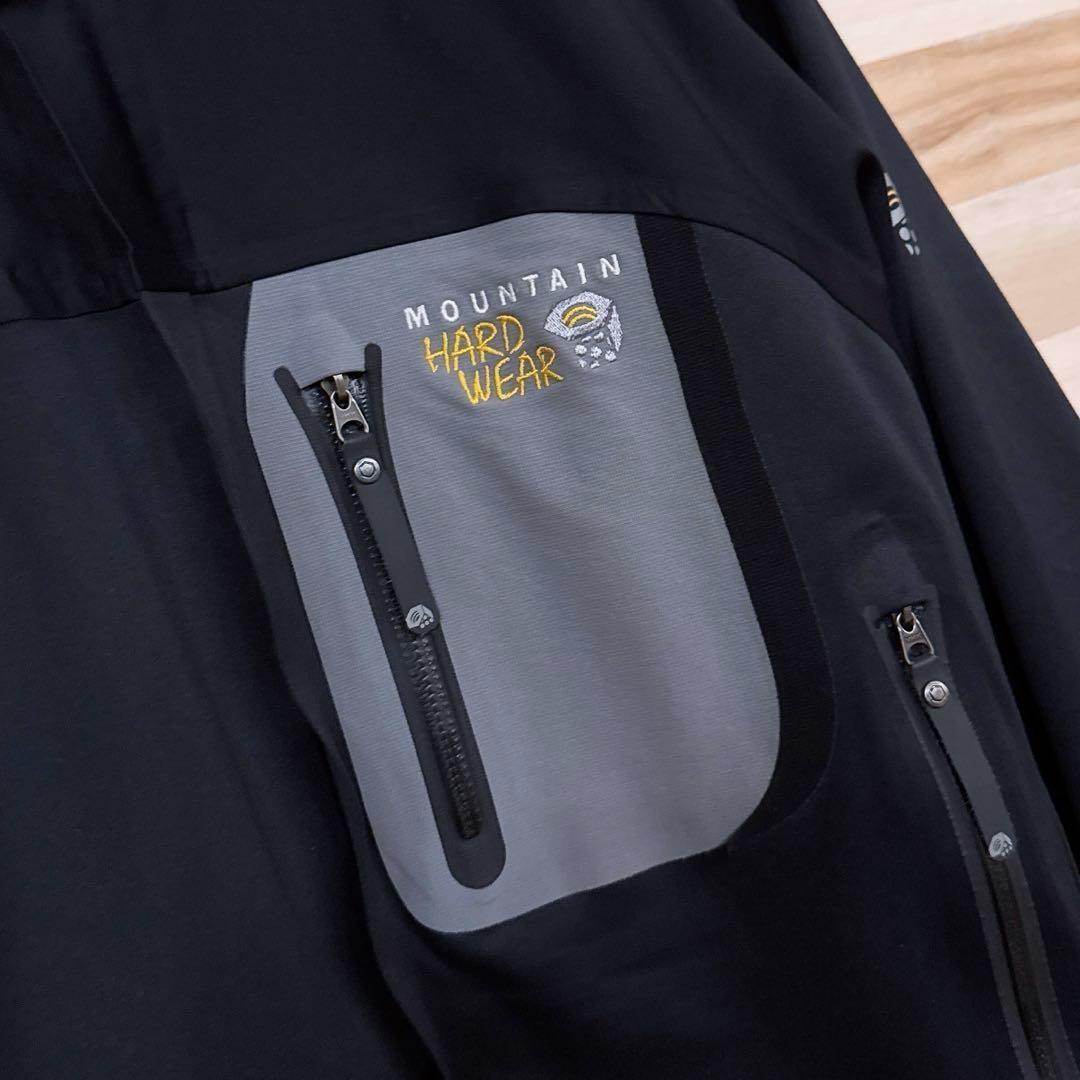 廃番【マウンテンハードウェア】ウィンドストッパー ドラゴン ジャケット S 黒【HFby6PR】メンズ・洋服・秋冬【X4M3D3G】_画像4