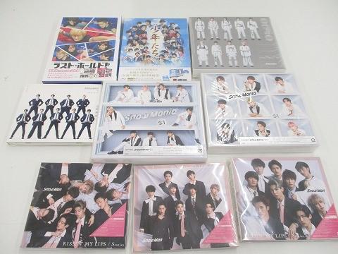 中古品 Snow Man Snow Mania Labo 少年たち ラスト・ホールド! 他 Blu-ray DVD CD 9点 グッズセット_画像1