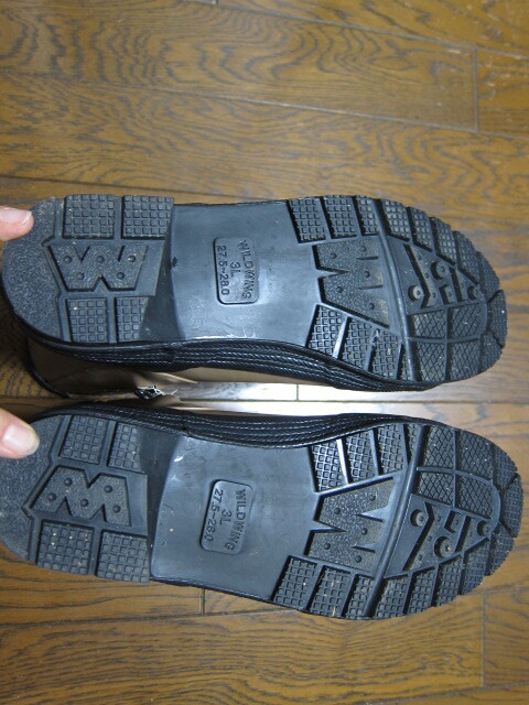 ワイルドウイング WILDWING 長靴(レインブーツ)フラミンゴ RIN-001 ベージュ 3Lサイズ(27.5㎝~28.0㎝)_画像8