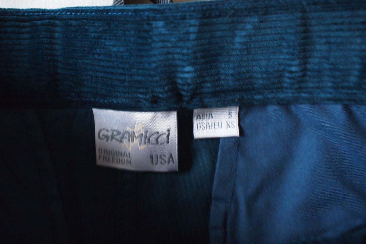 新品タグ付 グラミチ Gramicci × DOORS 別注 Corduroy コーデュロイ パンツ ダークブルー系 Sサイズ URBAN RESEARCH DOORS ストレッチ_画像9