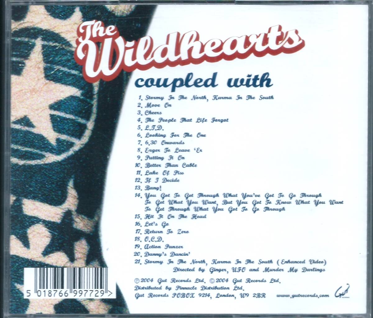 THE WILDHEARTS / Coupled With - B-Sides GUTCD27 UK盤 CD ザ・ワイルドハーツ GINGER ジンジャー 4枚同梱発送可能_画像2