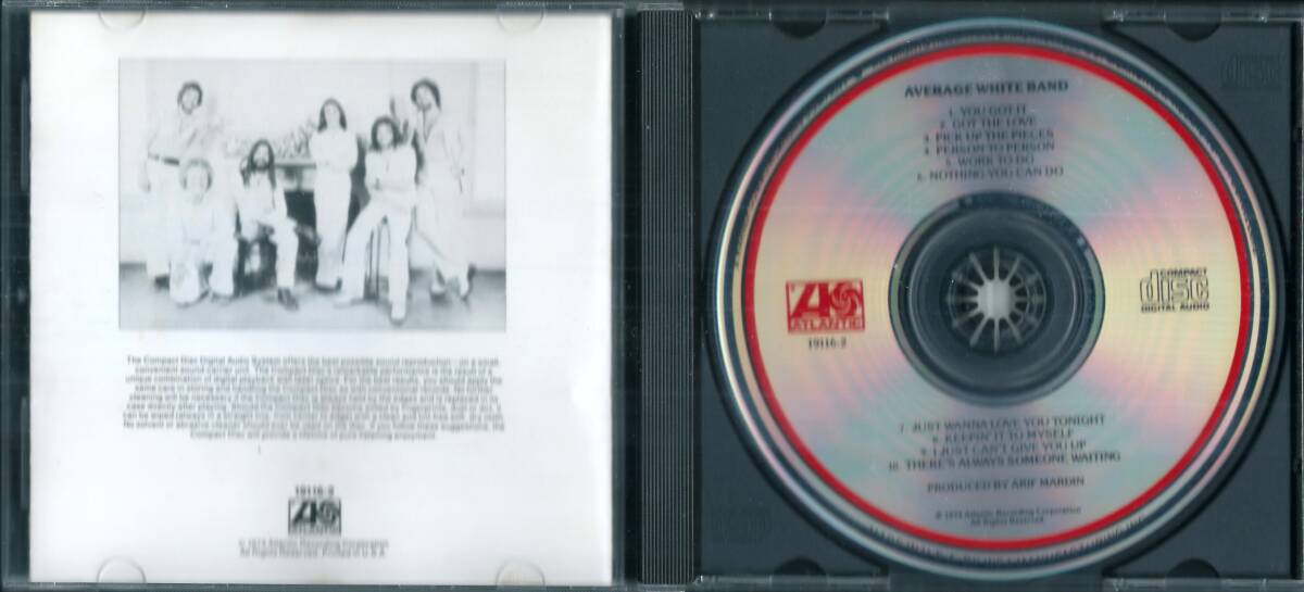 AVERAGE WHITE BAND / Average White Band (1974) 19116-2 USA盤 CD アヴェレイジ・ホワイト・バンド / AWB 4枚同梱発送可能の画像3