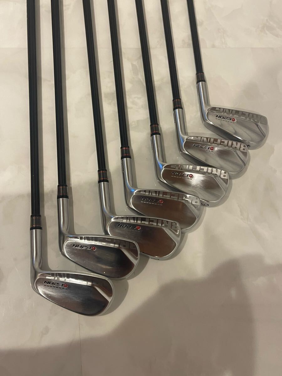 【限定】エポン×ブリーフィング コラボ アイアンセット 4-PW 7本セット EPON BRIEFING_画像1