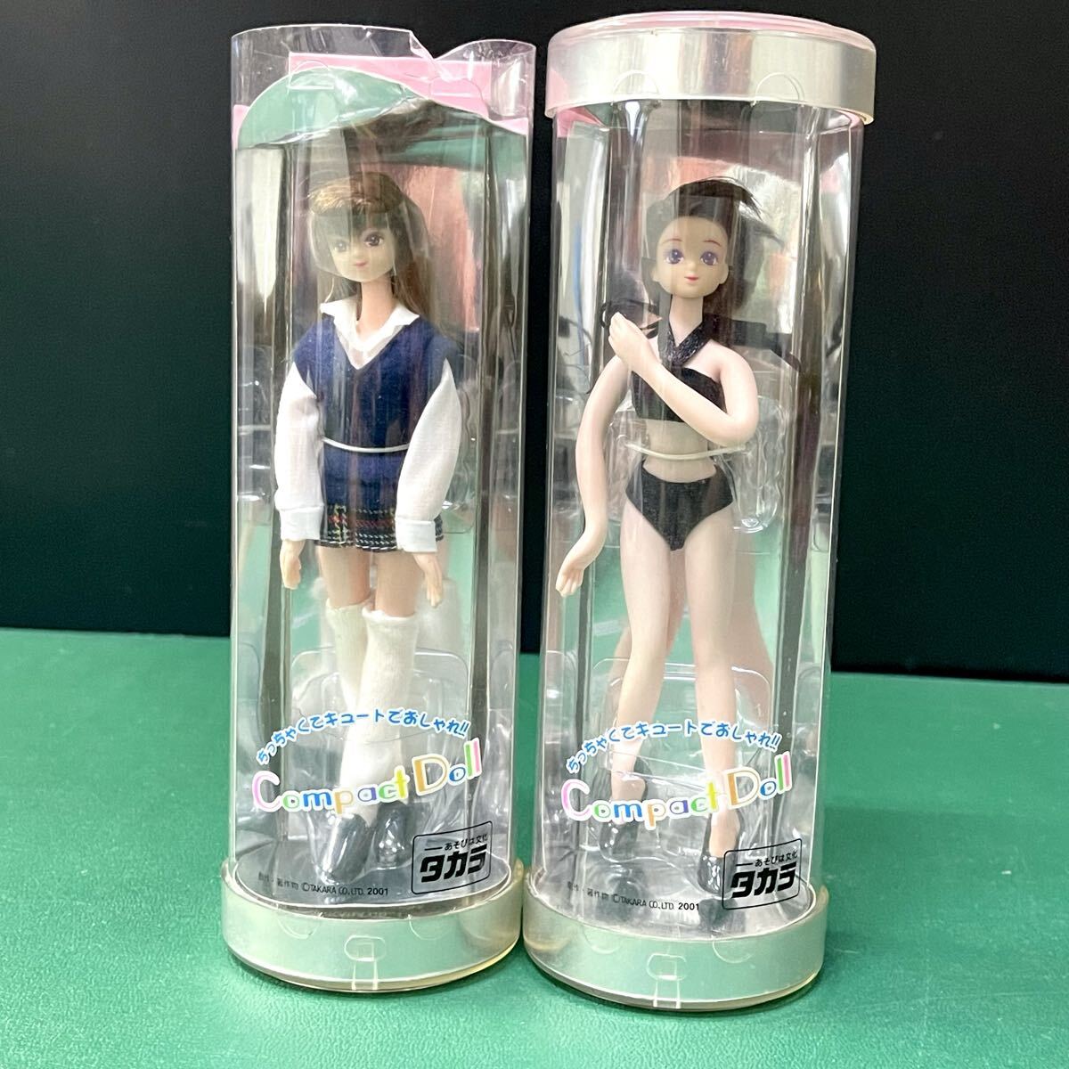 ★☆現状渡し/開封済保管品 TAKARA/タカラ フィギュア/ドール Compact Doll 2体セット_画像1
