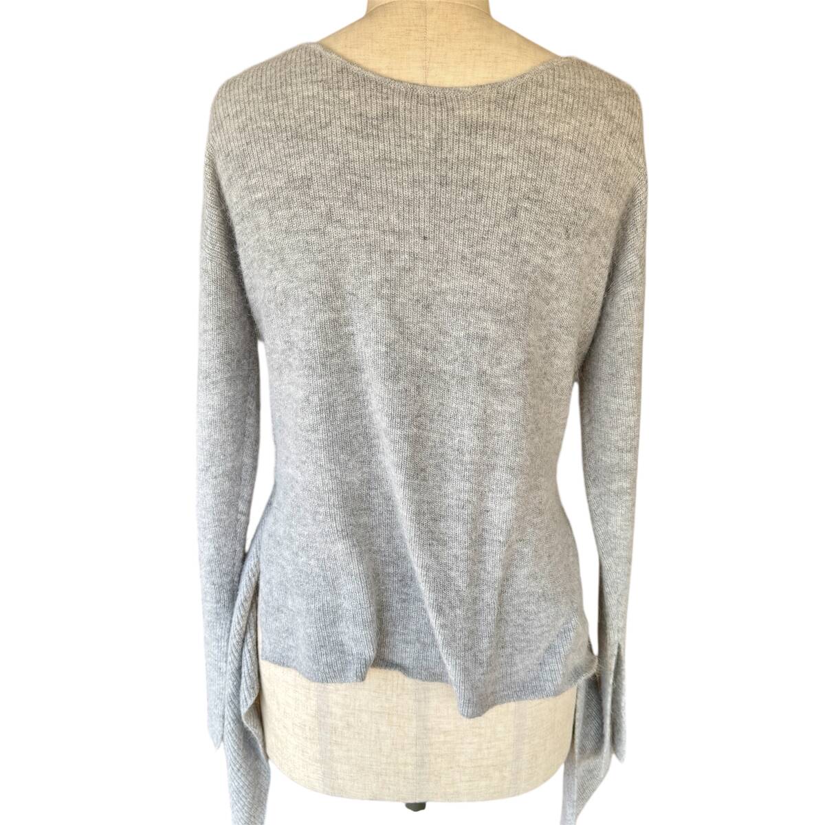 Rename リネーム タグ付き アンゴラ カシュクール カーディガン グレー レディース フリーサイズ_画像2