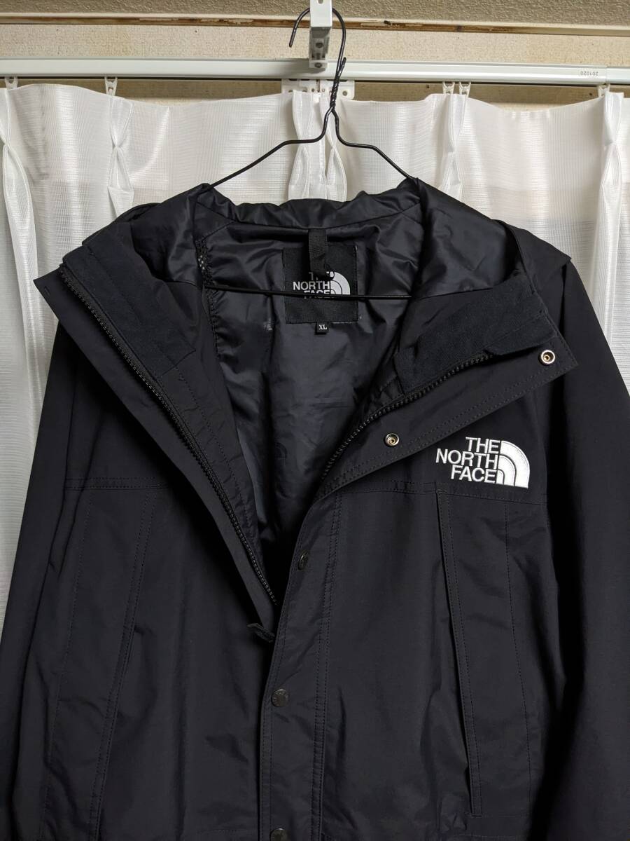美品 即決 ノースフェイス マウンテンライトジャケット XL ブラック NP62236_画像4