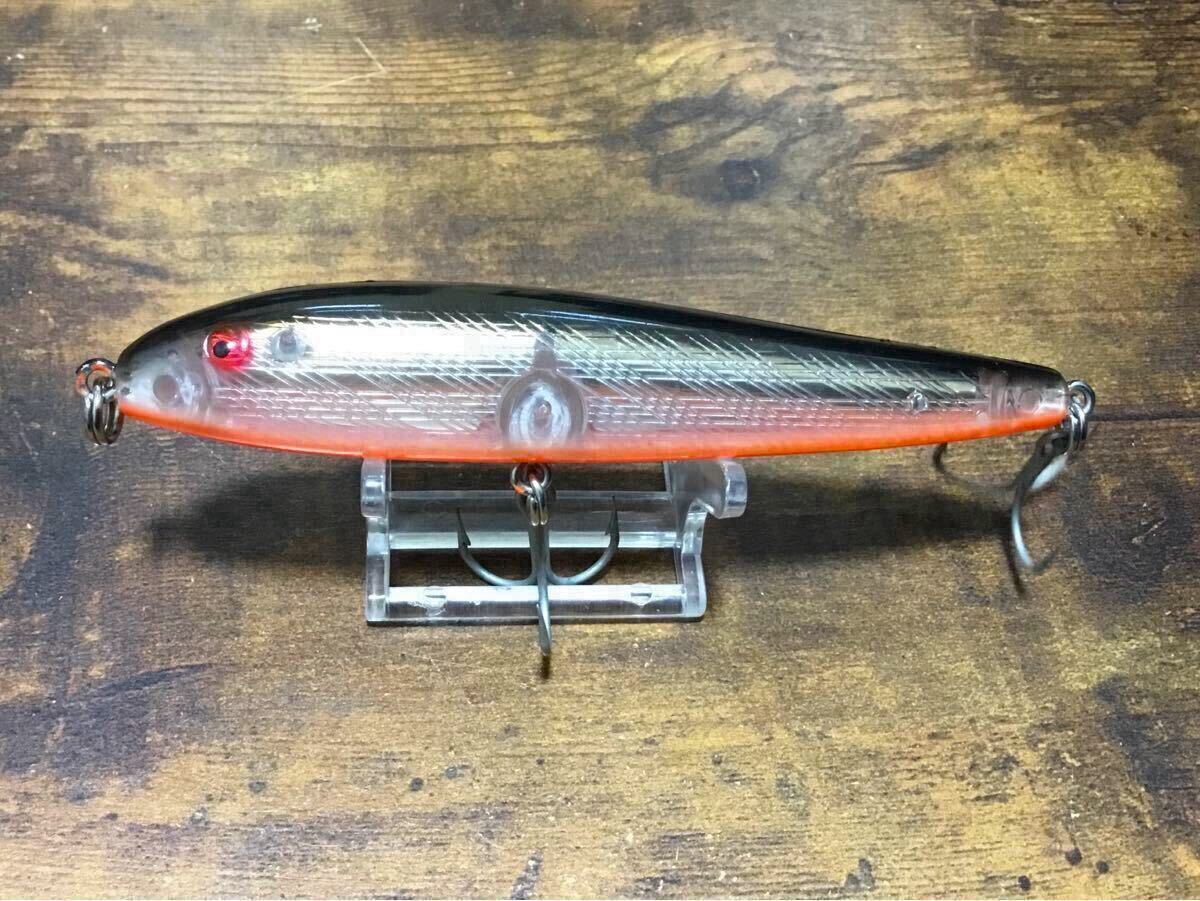 REBEL/Jumpin-Minnow/約115㎜・約22g/銀黒/美品/レーベル/ジャンピンミノー/(B級/コットンコーデル/ボーマー/ヘドン)_画像1