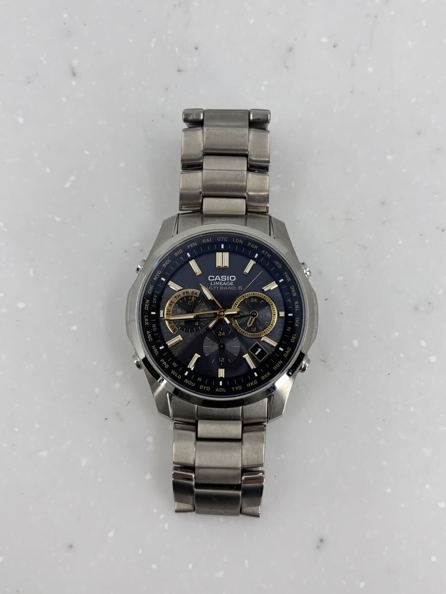 稼働 腕時計 カシオ LINEAGE リニエージ MULTI BAND 6 LIW-M610TDS 電波ソーラー WEVE CEPTOR ウェーブセプター_画像2