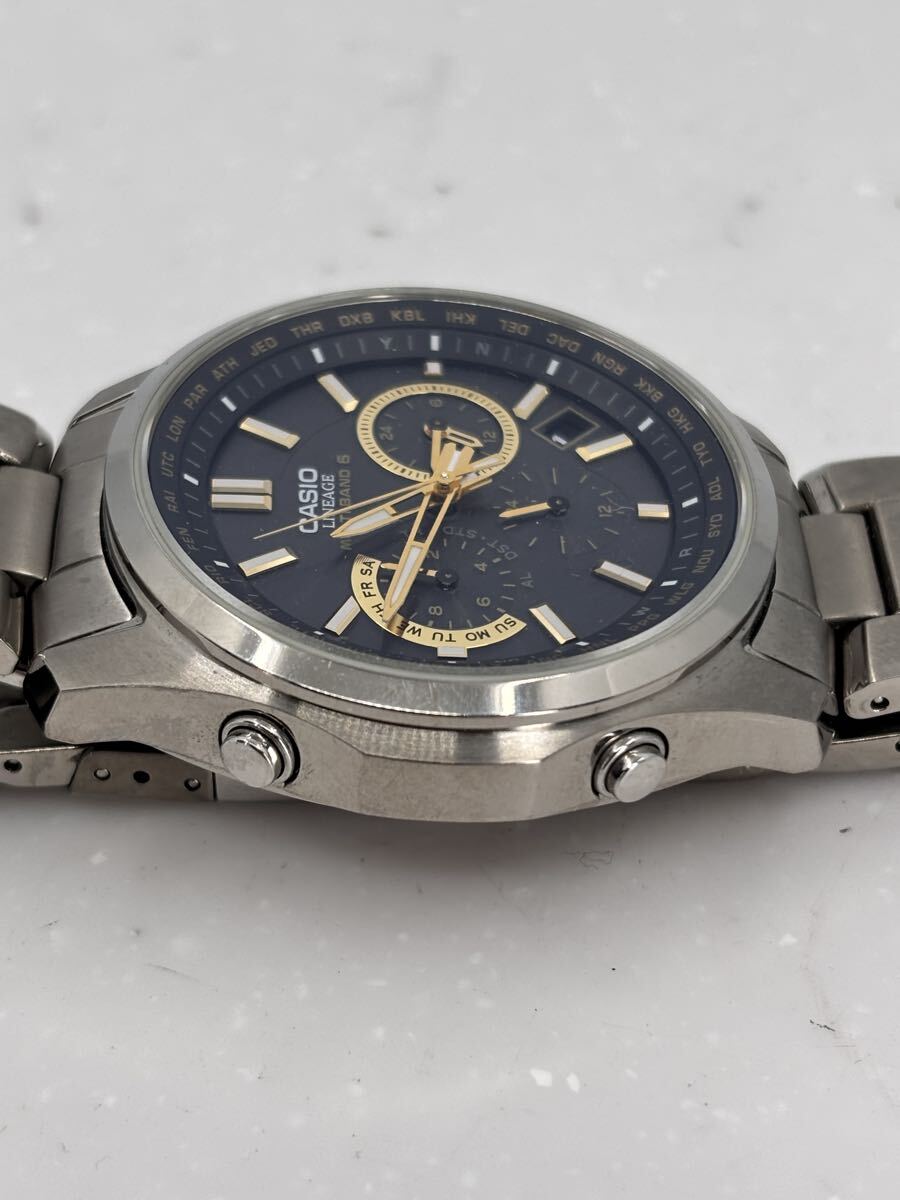 稼働 腕時計 カシオ LINEAGE リニエージ MULTI BAND 6 LIW-M610TDS 電波ソーラー WEVE CEPTOR ウェーブセプター_画像7