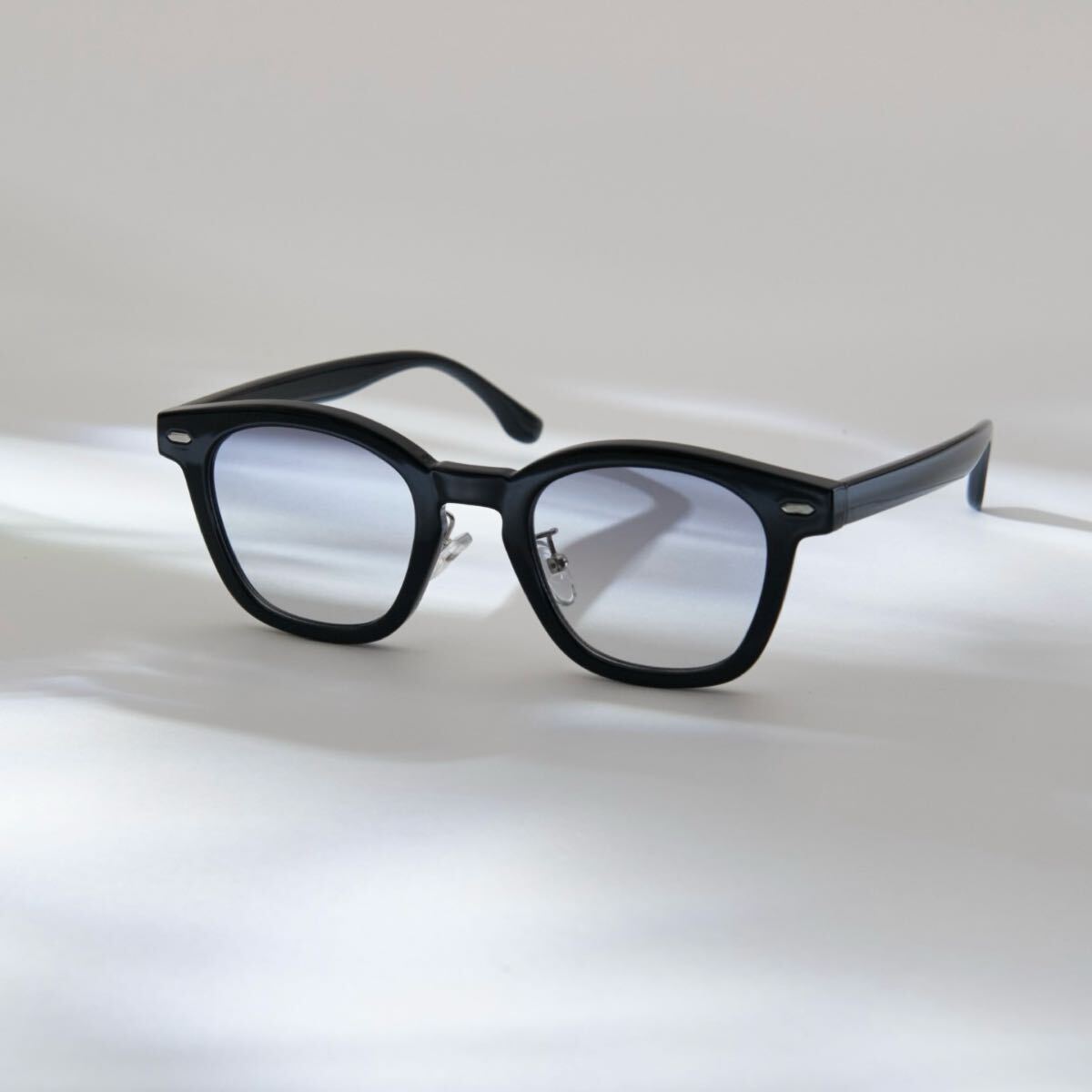 Sakka サングラス 調光 2way ブルーライト UV カット 紫外線 ケース付 メガネ ブラック FREE_画像3