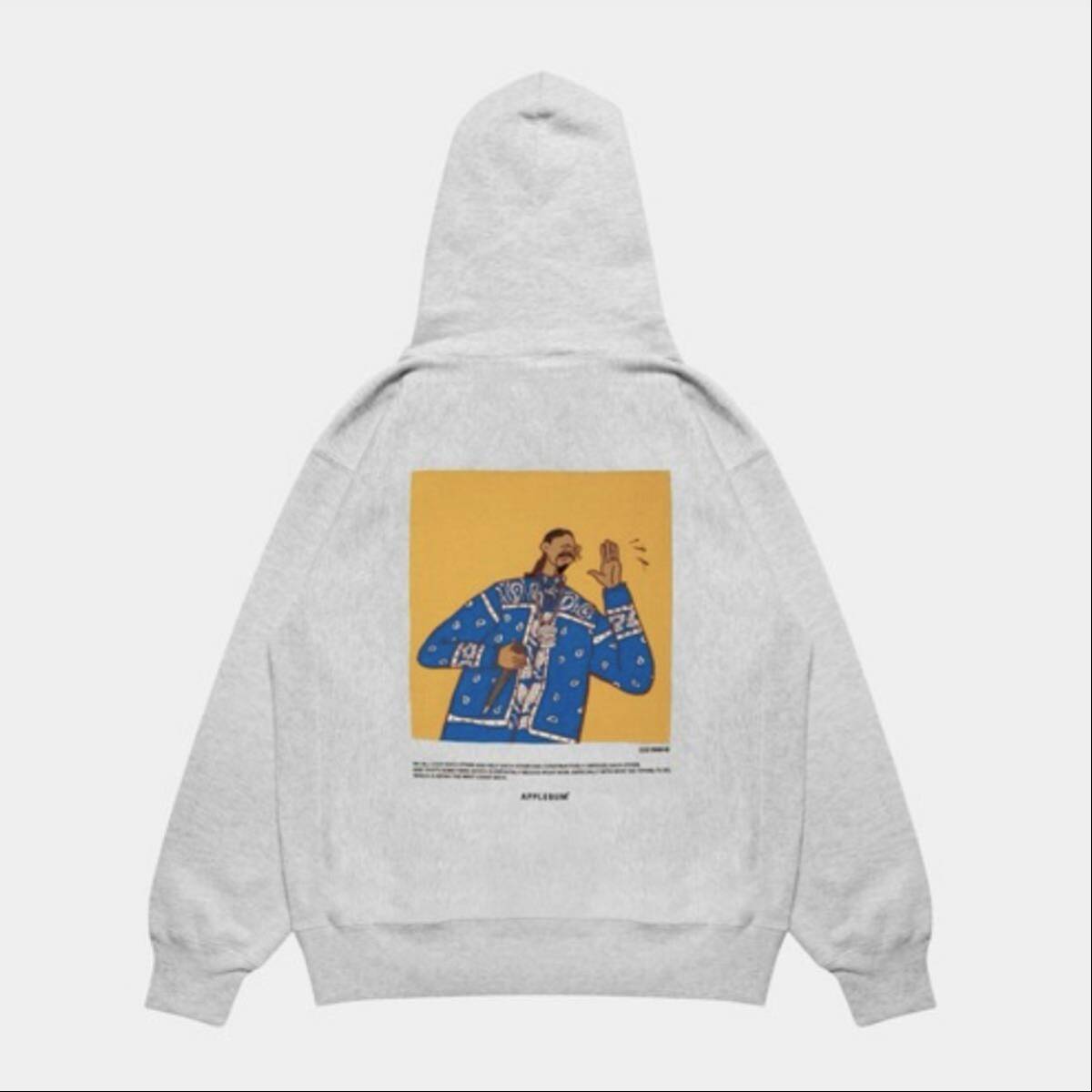 コラボ 希少 レア M APPLEBUM × JUTA SVOGG Up in Smoke Sweat Parka アップルバム Doggfather パーカー スウェット ヘビーオンス_画像1